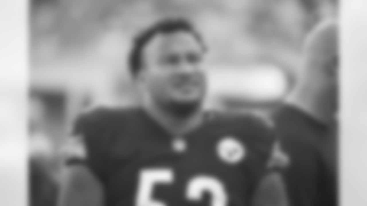 Pittsburgh Steelers center Kendrick Green (53) during a preseason game between the Pittsburgh Steelers and the Detroit Lions, Sunday, Aug. 28, 2022 in Pittsburgh, PA. (Abigail Dean / Pittsburgh Steelers)