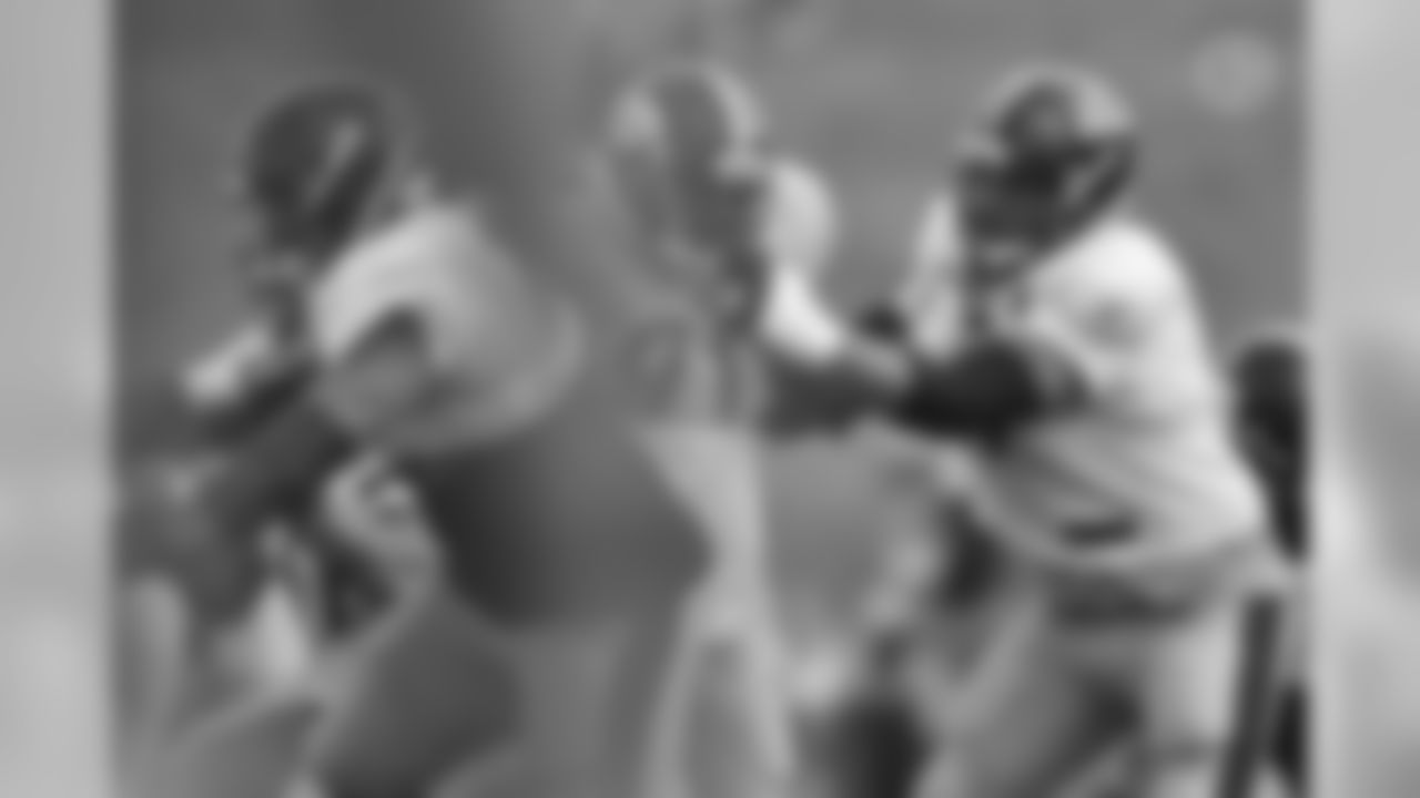 Alejandro Villanueva, Stephon Tuitt, and B.J. Finney