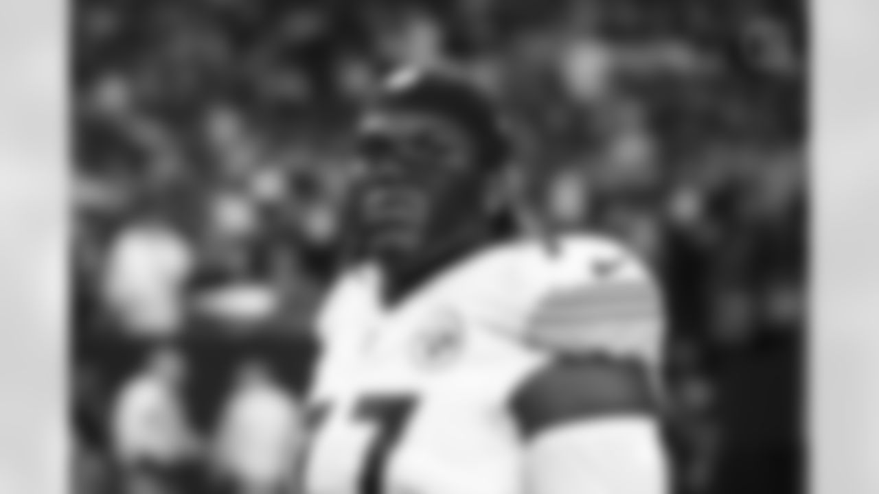 Pittsburgh Steelers offensive tackle Broderick Jones (77) during a regular season game between the Pittsburgh Steelers and the Las Vegas Raiders, Sunday, Sept. 24, 2023 in Las Vegas, NV. (Karl Roser / Pittsburgh Steelers)