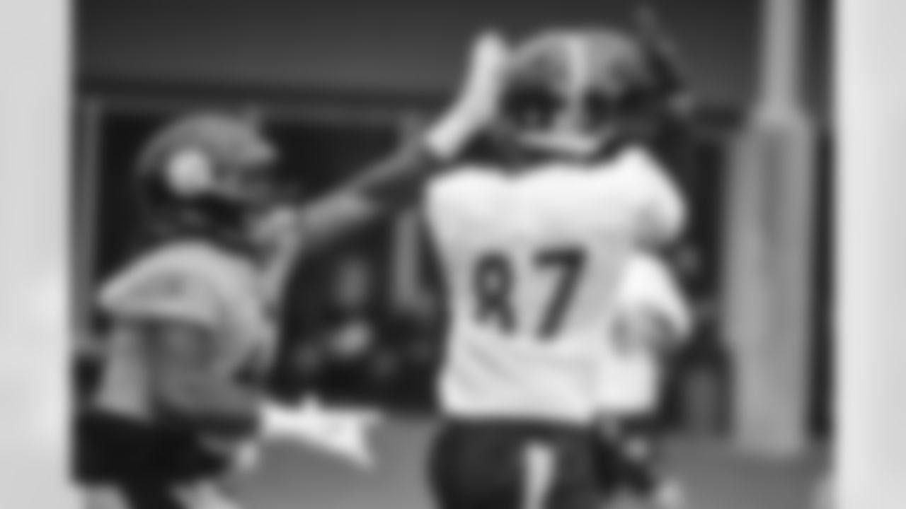 The Pittsburgh Steelers rookies practice at the UPMC Rooney Sports Complex.