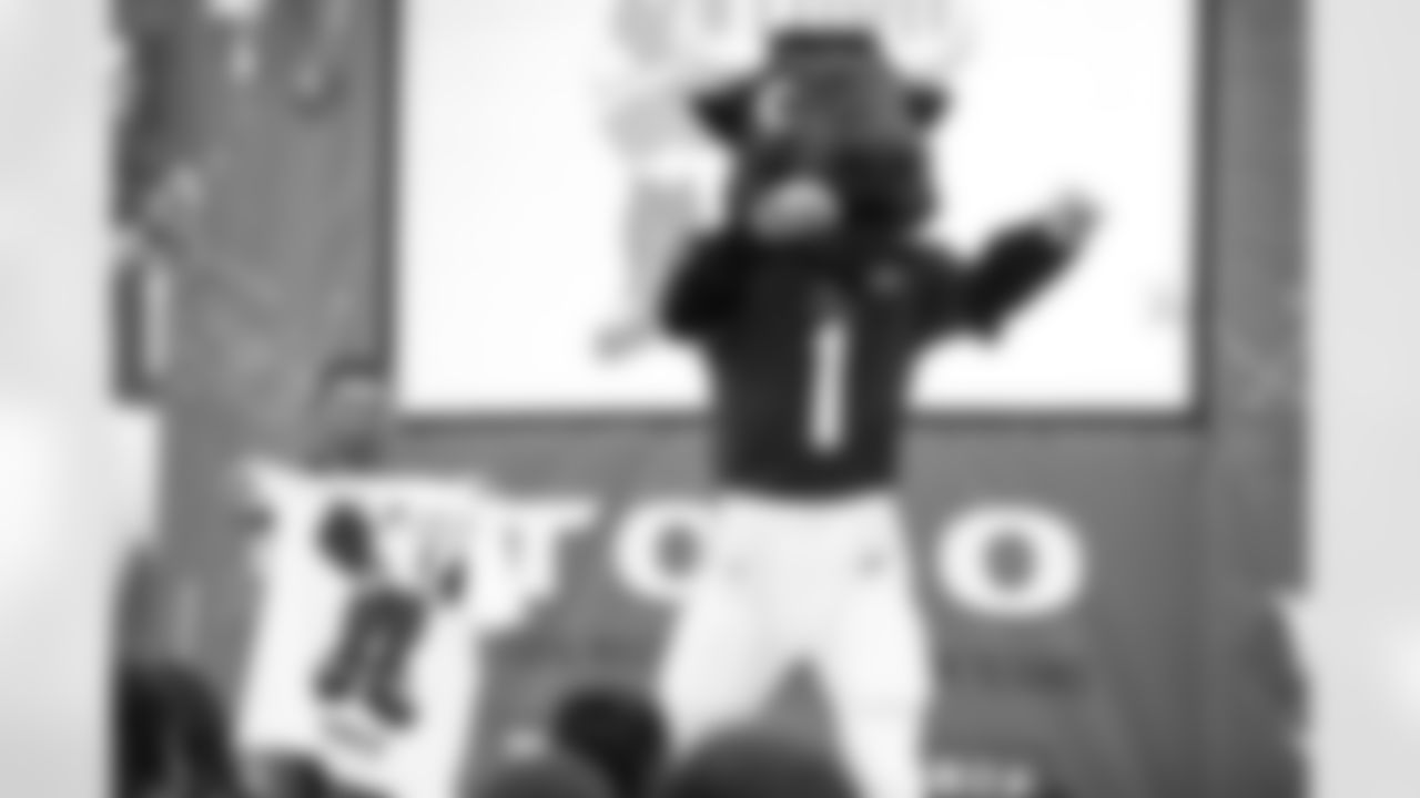 An image from the TORO Takes the Bull out of Bullying event at Browning Elementary School in Houston, Texas, on Oct. 19, 2021.