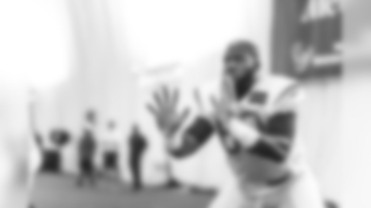 An image from the July 31, 2019 training camp practice at the Houston Methodist Training Center.