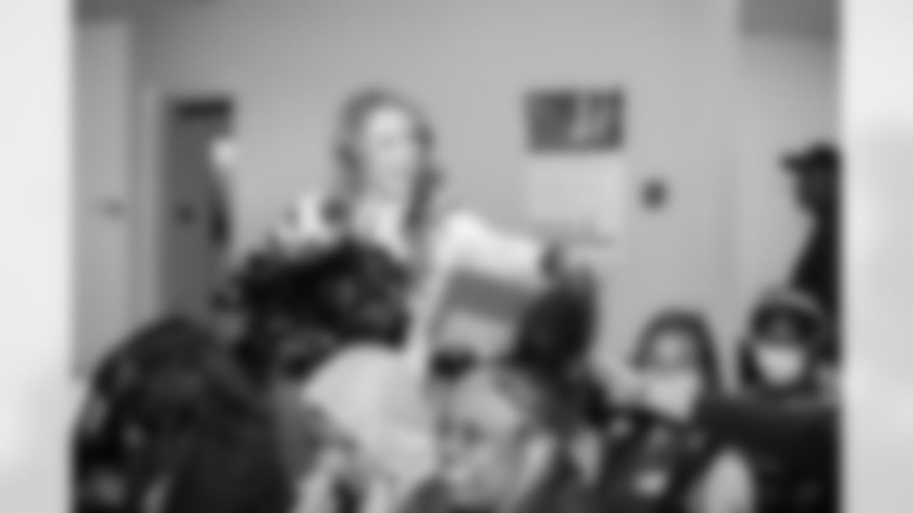 A Dec 01, 2022 image from the Houston Texans Campeón de la Comunidad Award Community Event presented by Modelo at University of Houston Eye Center in Houston, TX.