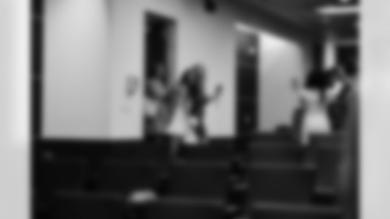 An image from the May 17, 2023 internal cheer reveal event at NRG Stadium in Houston, TX.