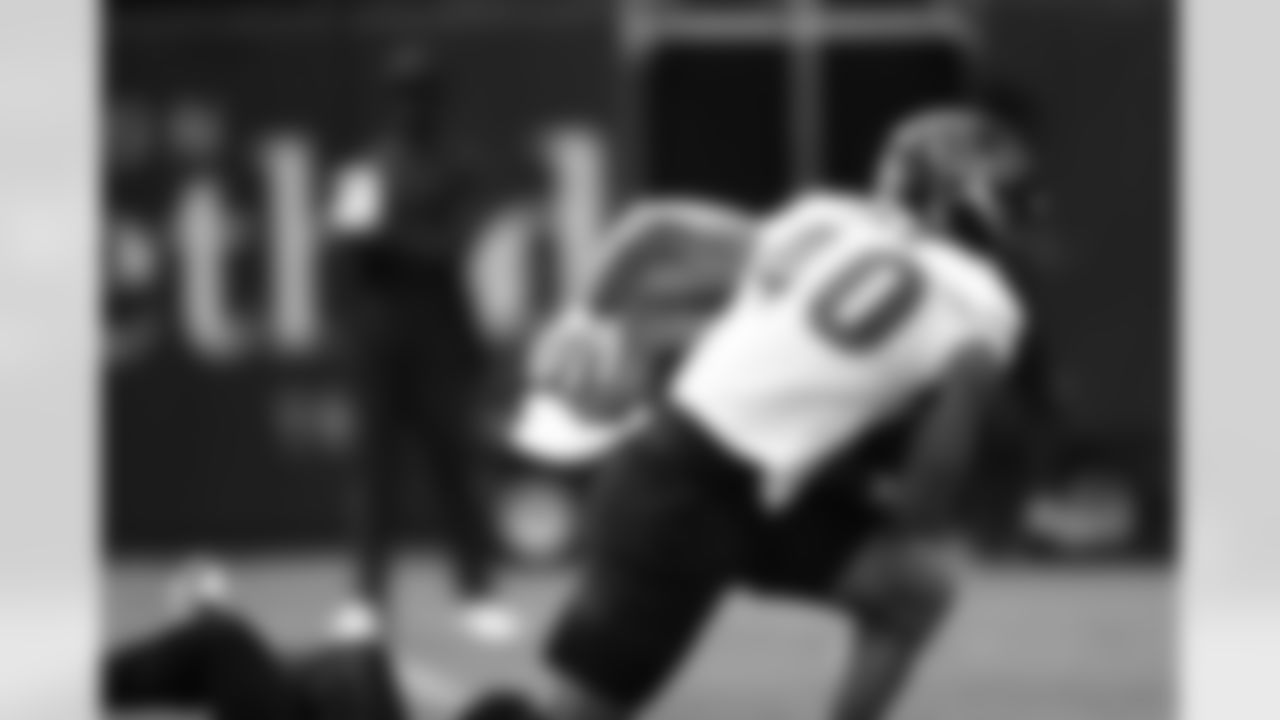 An October 25th, 2023 image from the Regular Season Practice at NRG Stadium in Houston, TX.