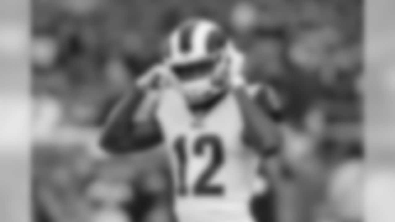 Los Angeles Rams wide receiver Brandin Cooks (12) before an NFL football game against the San Francisco 49ers in Santa Clara, Calif., Saturday, Dec. 21, 2019. (AP Photo/John Hefti)