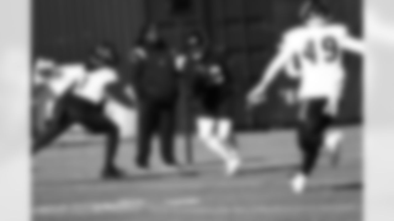 A Nov 30, 2022 image from a regular season practice at NRG Stadium in Houston, TX.