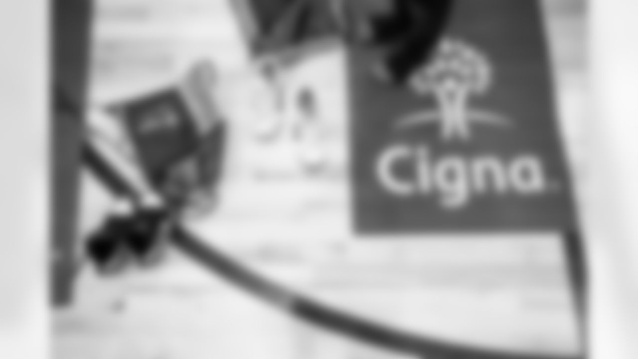 An image from the Cigna Just Flow Yoga event at the Harvard Boys and Girls Club in Houston, Texas, on Nov. 3, 2021.