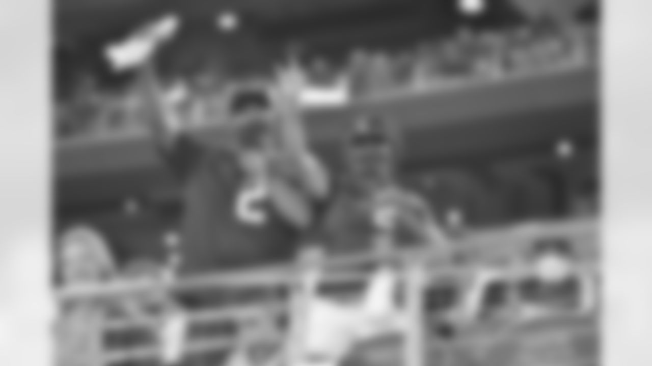 An image from the Aug. 21, 2021 Houston Texans preseason game 2 against the Dallas Cowboys at AT&T Stadium. The Texans won 20-14.