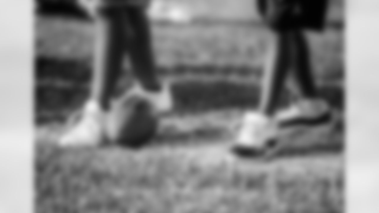 An image from the Police Activities League Flag Football youth football event in Houston, TX on Oct. 12, 2021.