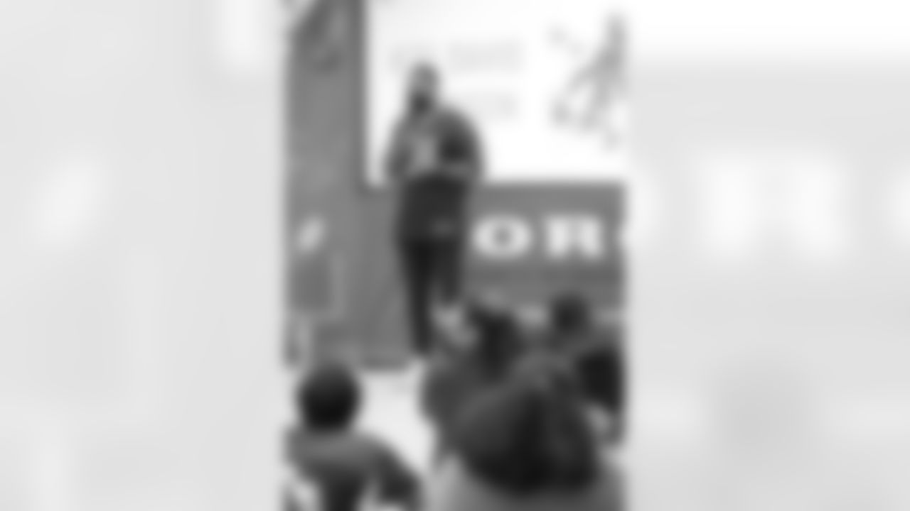 An image from the TORO Takes the Bull out of Bullying event at Browning Elementary School in Houston, Texas, on Oct. 19, 2021.
