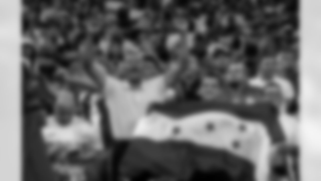 A June 25, 2023 image from the Gold Cup Soccer match featuring Mexico vs. Honduras at NRG Stadium in Houston, TX.