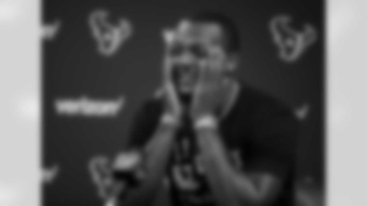 An image from the Sept. 8, 2020 Deshaun Watson contract signing press conference.