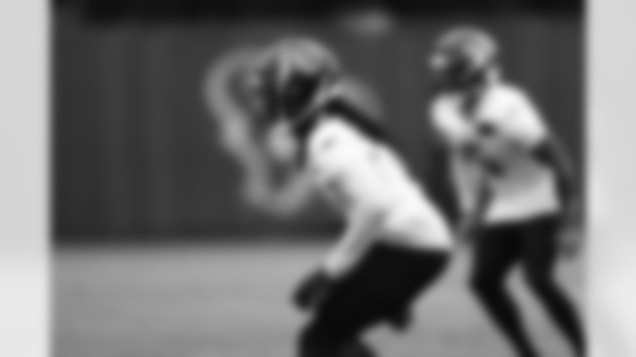 An October 4, 2023 image from the regular season practice at NRG Stadium in Houston, TX.