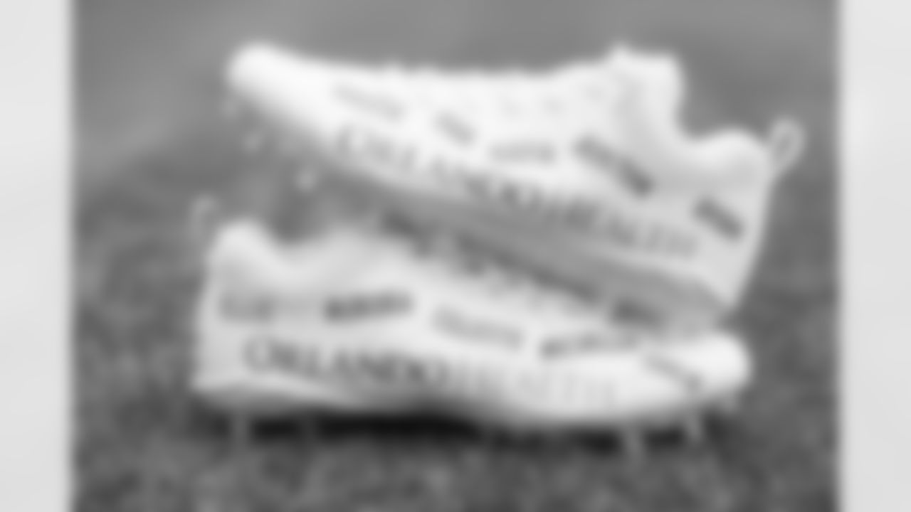 An image from the Nov. 27, 2021 My Cause My Cleats photoshoot at NRG Stadium in Houston, TX.