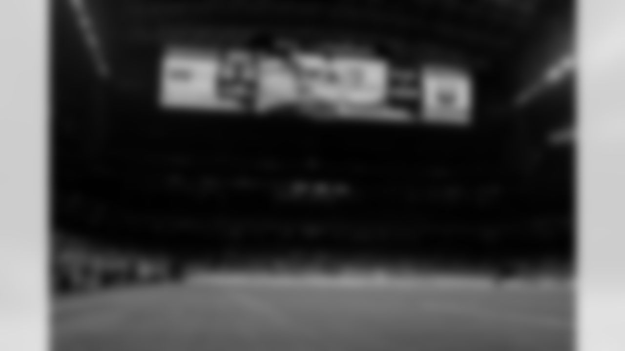 A June 25, 2023 image from the Gold Cup Soccer match featuring Mexico vs. Honduras at NRG Stadium in Houston, TX.