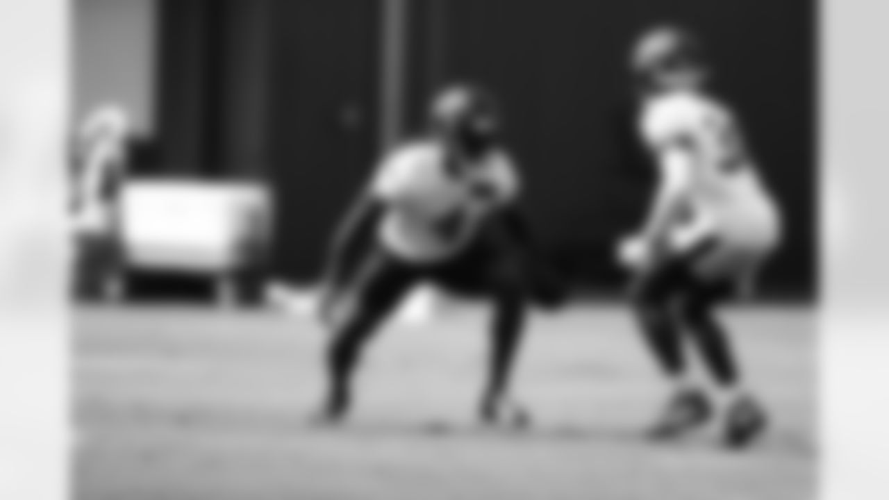 An October 4, 2023 image from the regular season practice at NRG Stadium in Houston, TX.
