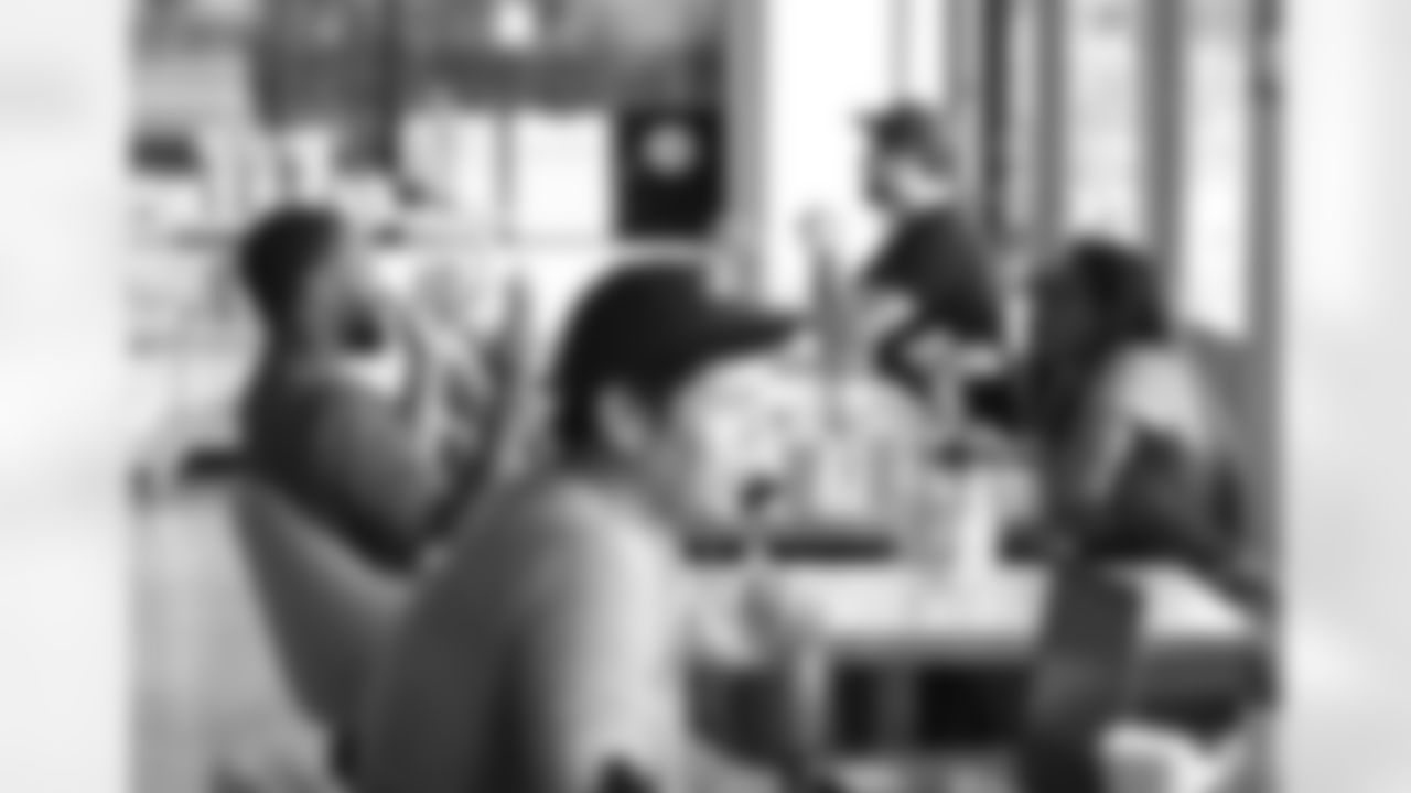 An image from the June 11, 2021 Amegy Bank Small Business Boost check presentation to Cochinita & Co. in Houston, TX.