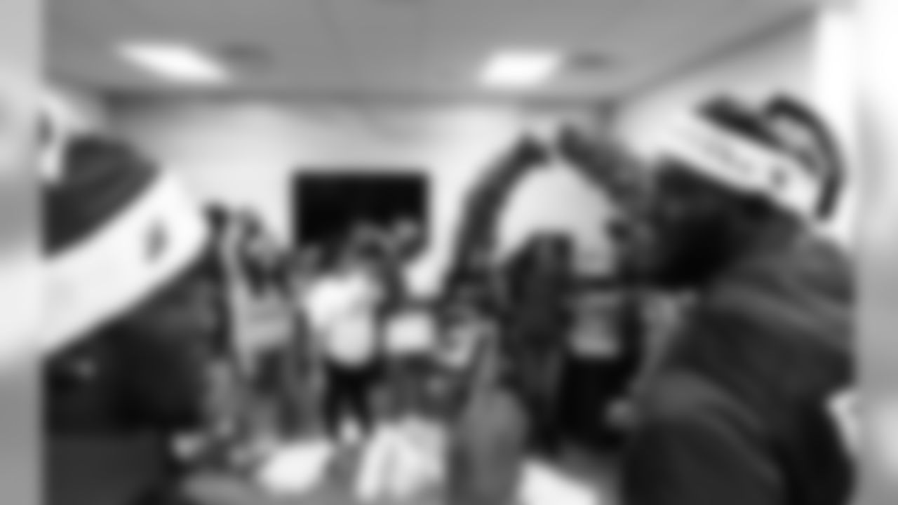 An image from the Dec. 10, 2019 Houston Texans Teen Club holiday party.