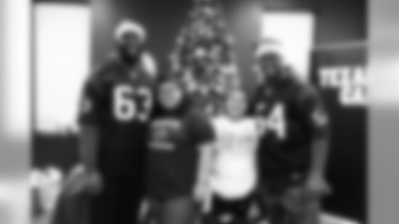 An image from the Dec. 10, 2019 Houston Texans Teen Club holiday party.