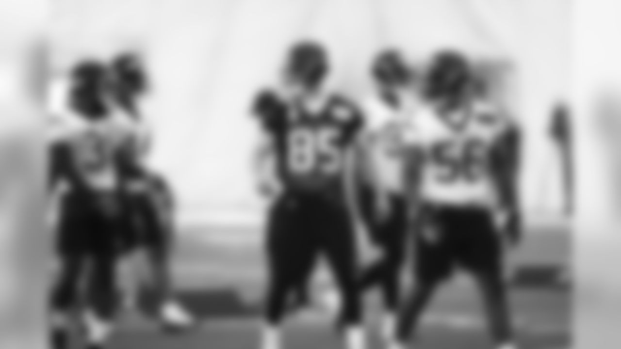 An image from the May 10, 2019 Rookie Mini Camp offseason practice.