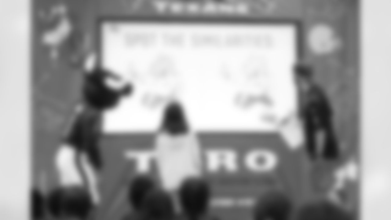 An image from the TORO Takes the Bull out of Bullying event at Browning Elementary School in Houston, Texas, on Oct. 19, 2021.
