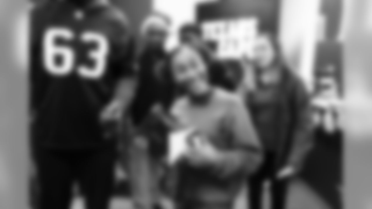 An image from the Dec. 10, 2019 Houston Texans Teen Club holiday party.