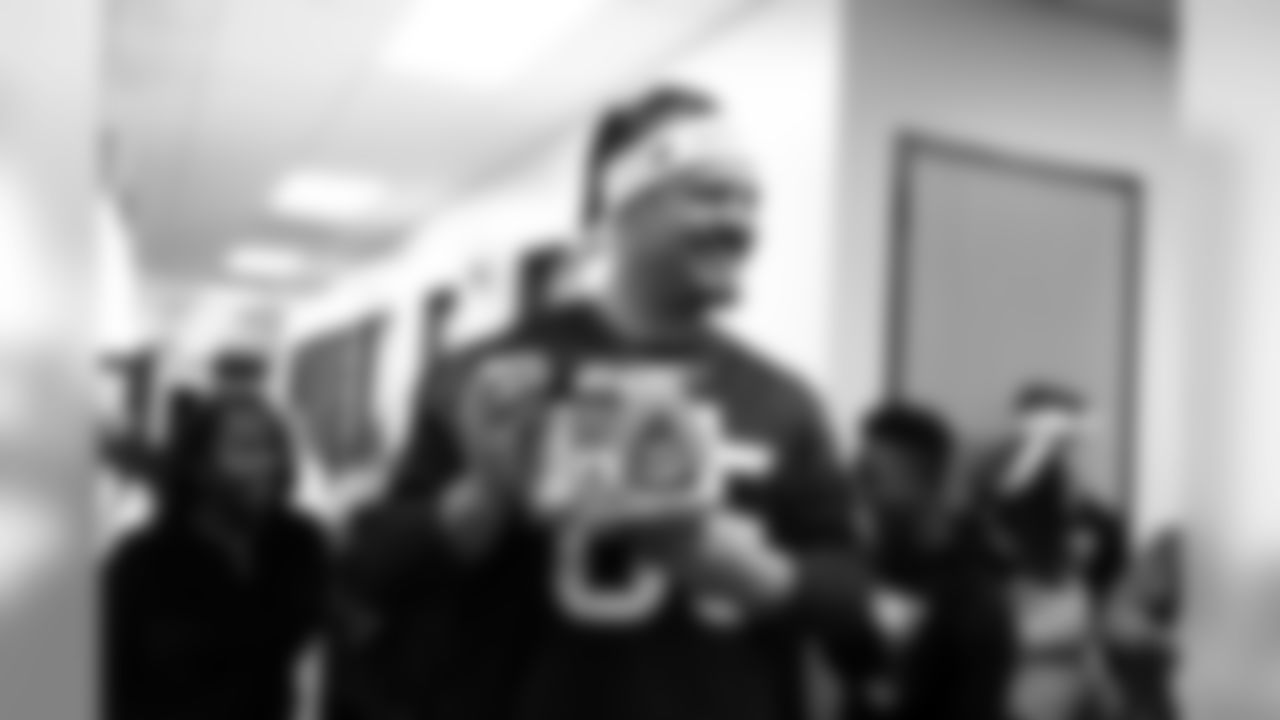 An image from the Dec. 10, 2019 Houston Texans Teen Club holiday party.