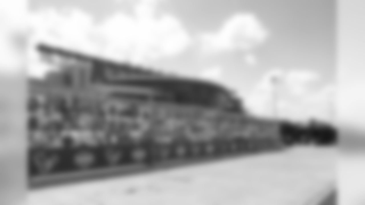 An Aug. 14, 2020 image the Xfinity fan signage near the outdoor practice field.