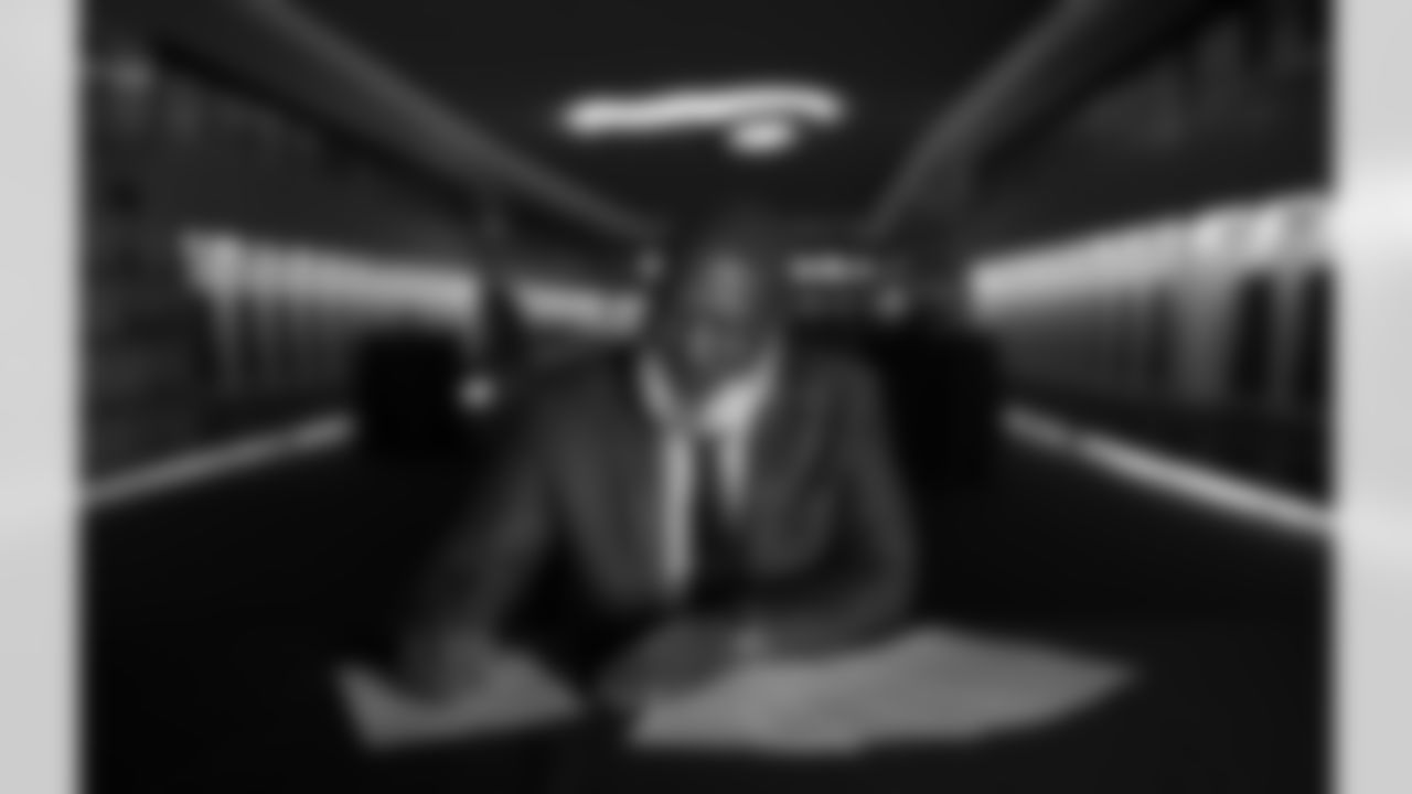An image from Feb. 8, 2022, when Lovie Smith was introduced as the new head coach of the Houston Texans.An image from Feb. 8, 2022, when Lovie Smith was introduced as the new head coach of the Houston Texans.