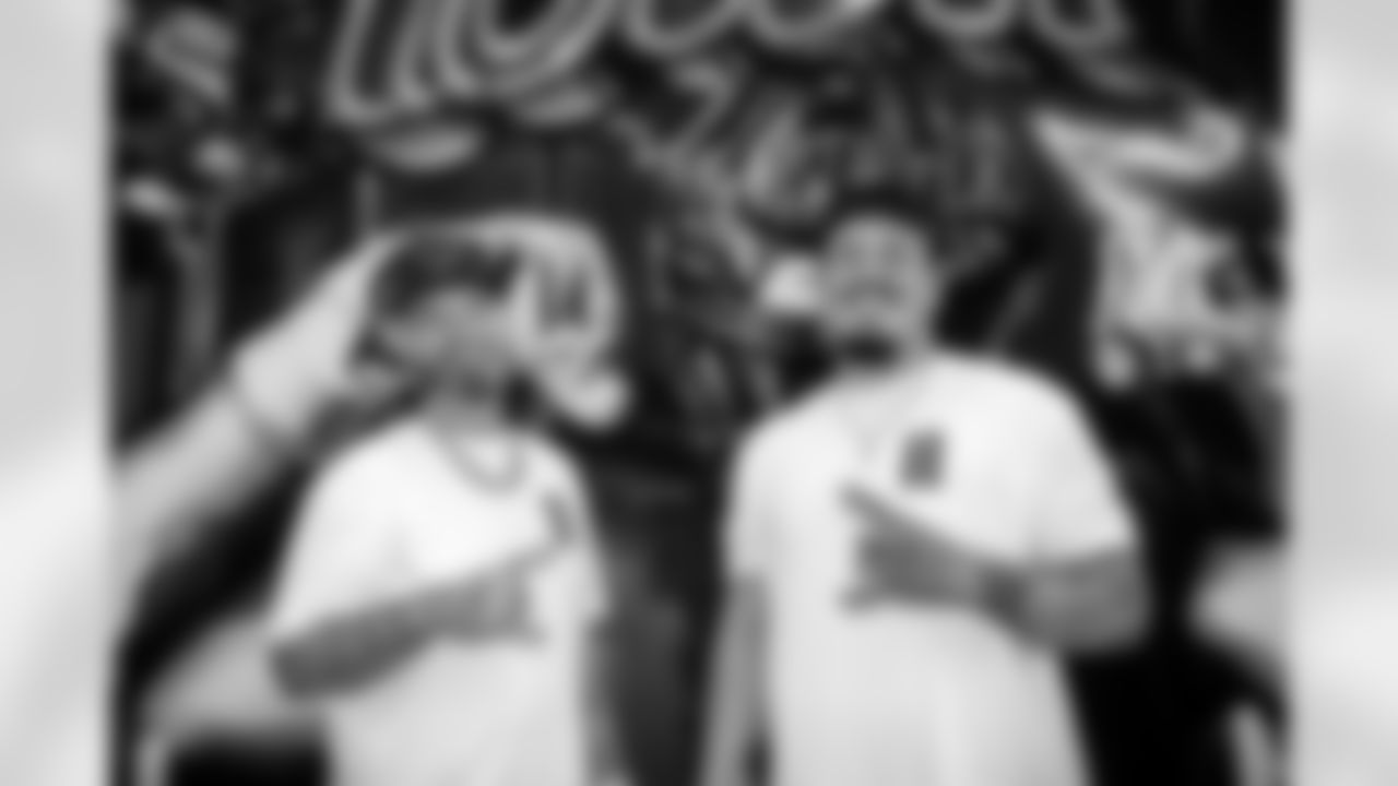 A September 02, 2022 image from the Liberty White H-Town T-shirt Photoshoot at the Texans Mural in Houston, TX.