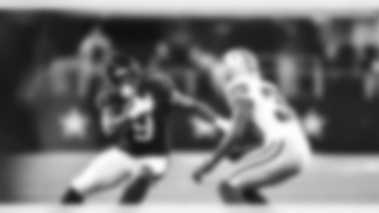 An image from the Aug. 21, 2021 Houston Texans preseason game 2 against the Dallas Cowboys at AT&T Stadium. The Texans won 20-14.