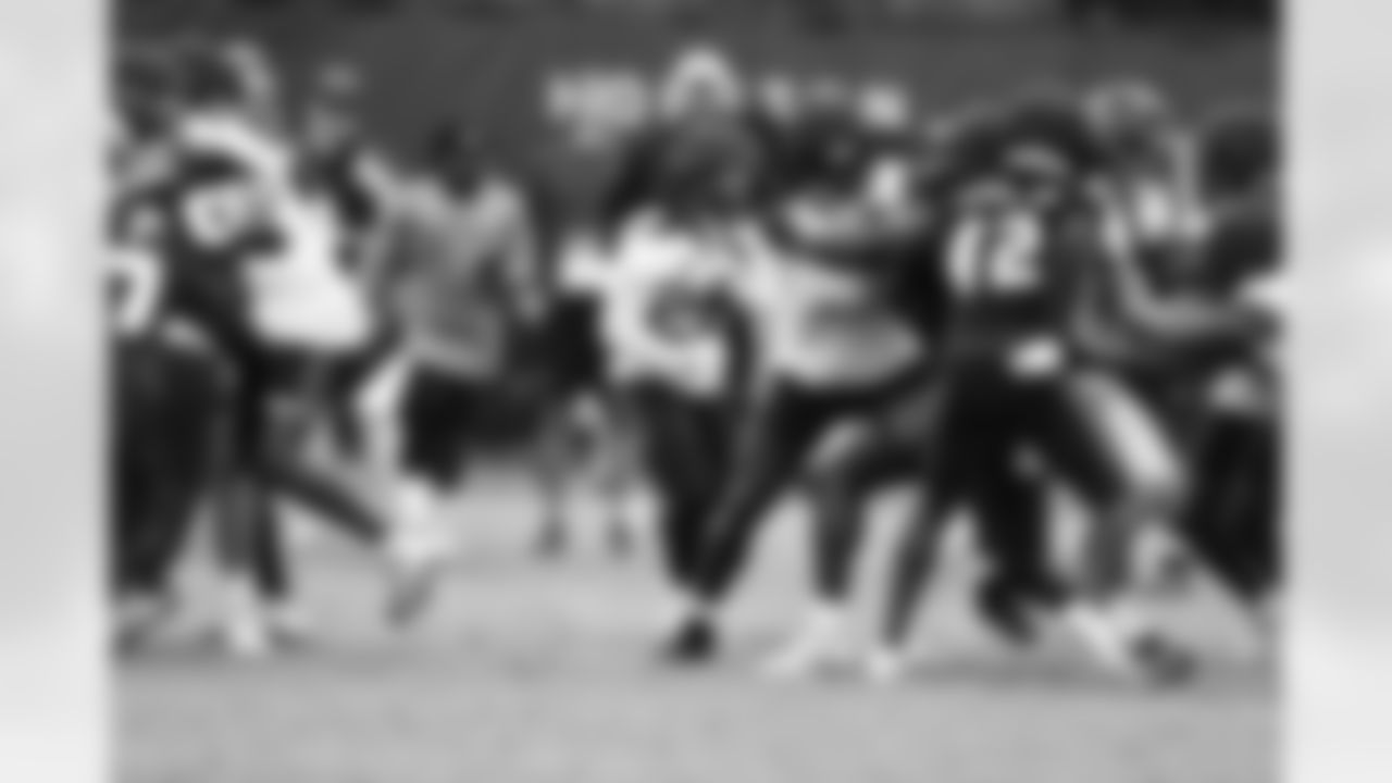 An October 25th, 2023 image from the Regular Season Practice at NRG Stadium in Houston, TX.