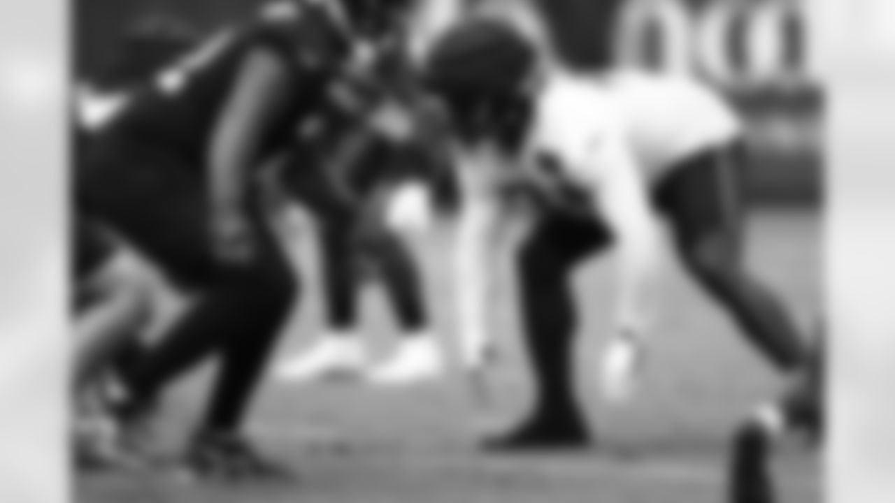 An October 4, 2023 image from the regular season practice at NRG Stadium in Houston, TX.