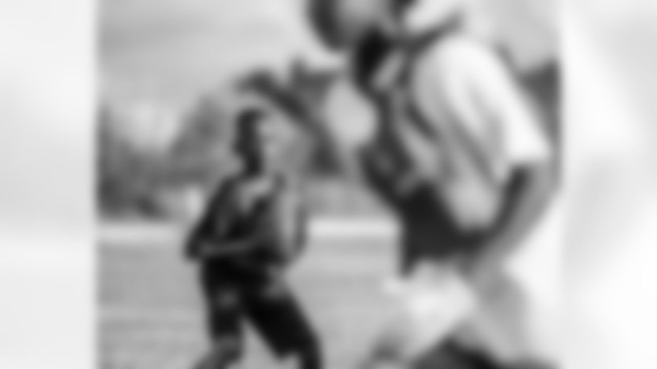 An image from the Police Activities League Flag Football youth football event in Houston, TX on Oct. 12, 2021.