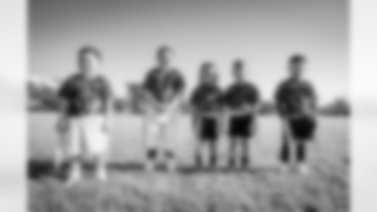 An image from the Papa John's Flag football event at the Texans YMCA on Sept. 25, 2021.