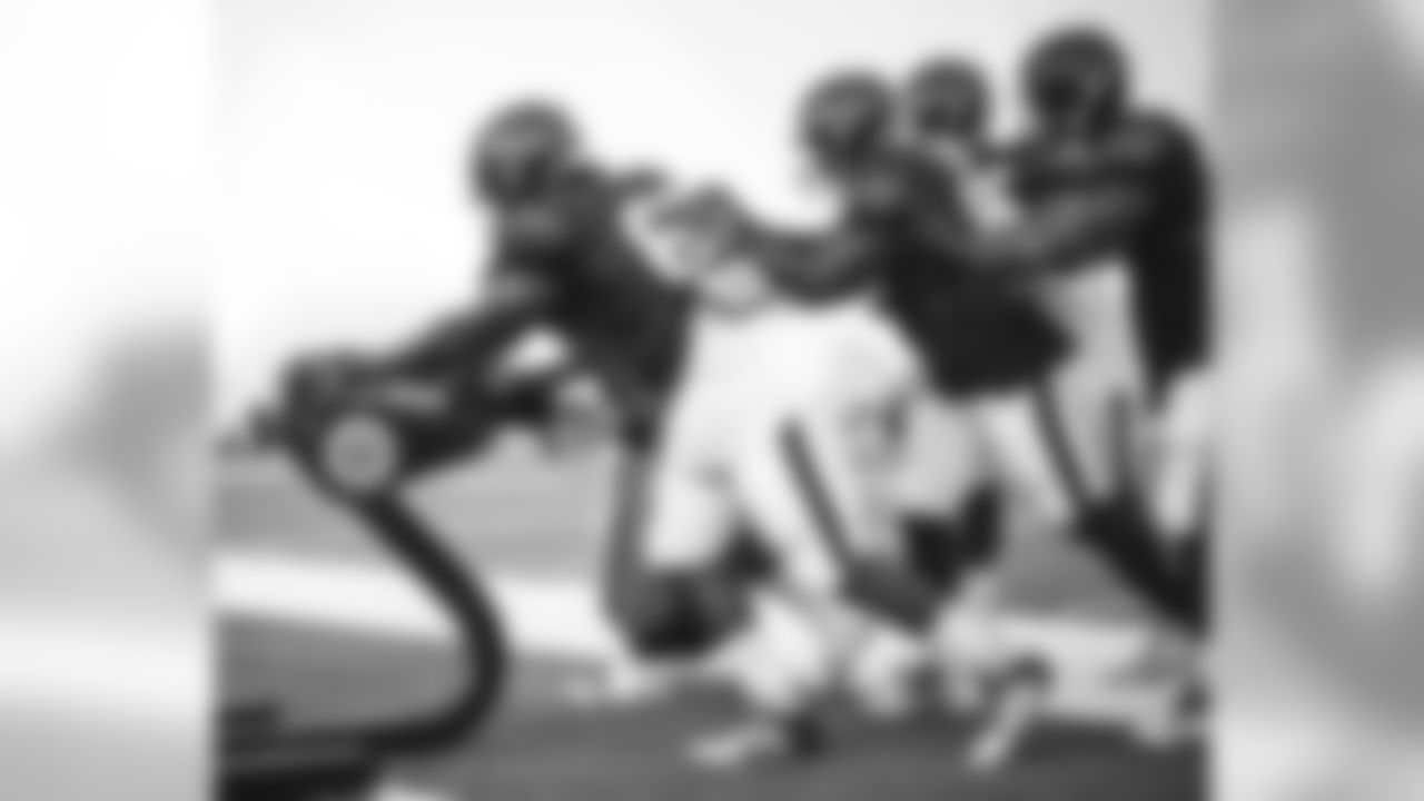An image from the July 28, 2019 Texans training camp practice at the Houston Methodist Training Center.