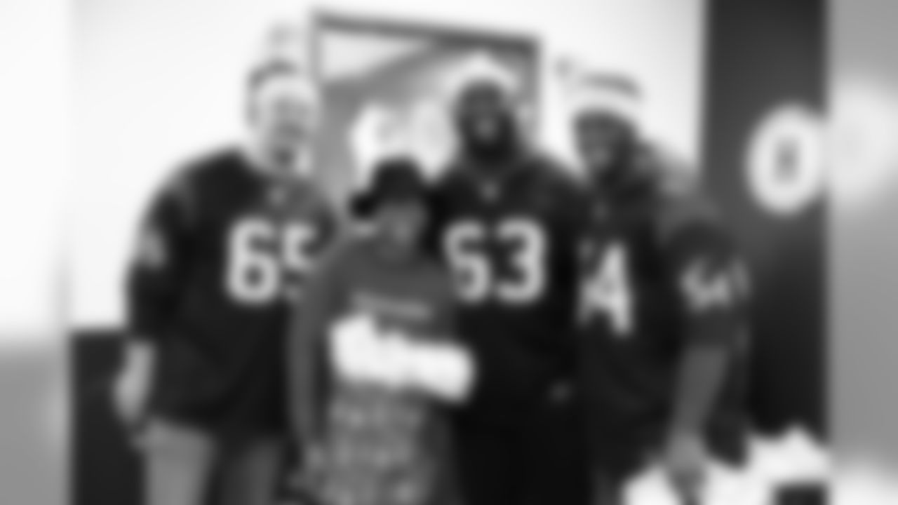 An image from the Dec. 10, 2019 Houston Texans Teen Club holiday party.