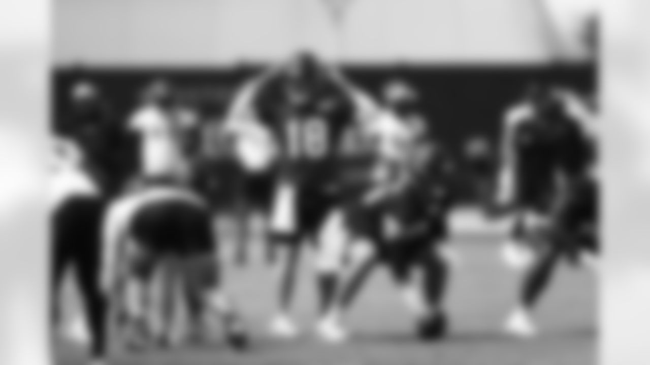 An image from the June 14, 2023 Minicamp practice at NRG Stadium in Houston, TX.