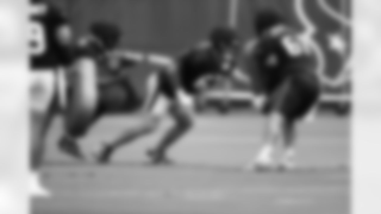 An October 4, 2023 image from the regular season practice at NRG Stadium in Houston, TX.