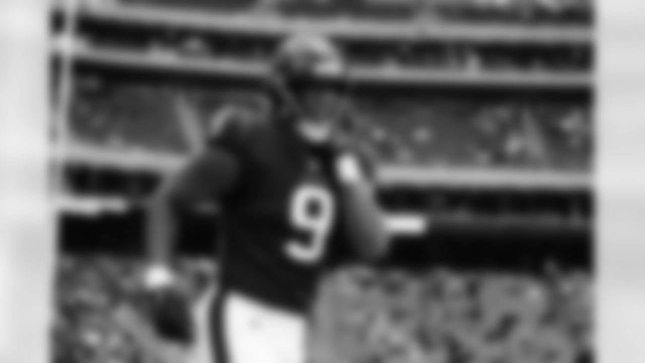 An image from the regular season week 8 game against the Los Angeles Rams at NRG Stadium in Houston, Texas, on Oct. 31, 2021.