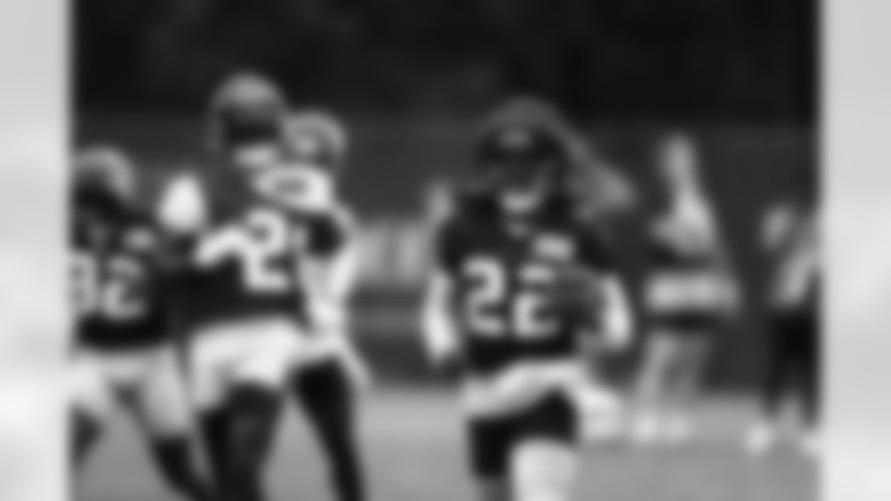 An October 4, 2023 image from the regular season practice at NRG Stadium in Houston, TX.