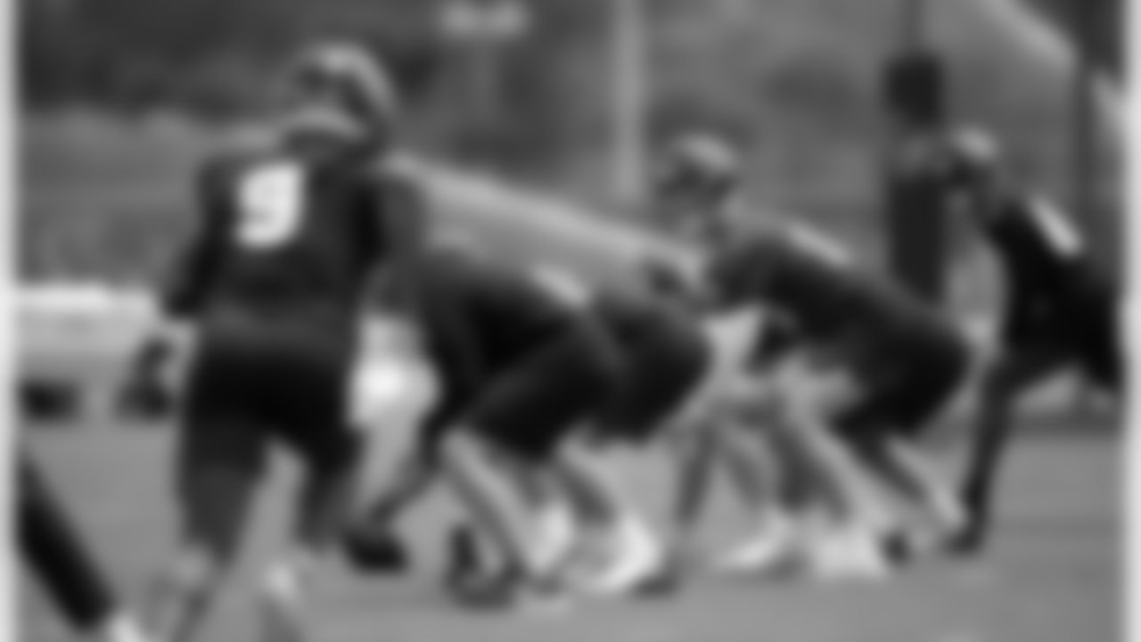 An image from the May 14, 2021 Offseason Practice during the Rookie Mini Camp in Houston, TX.