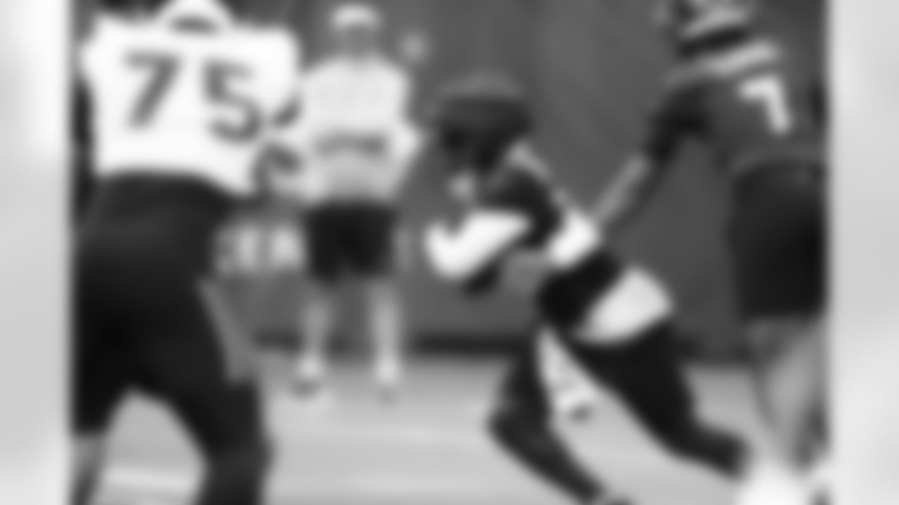 An October 4, 2023 image from the regular season practice at NRG Stadium in Houston, TX.