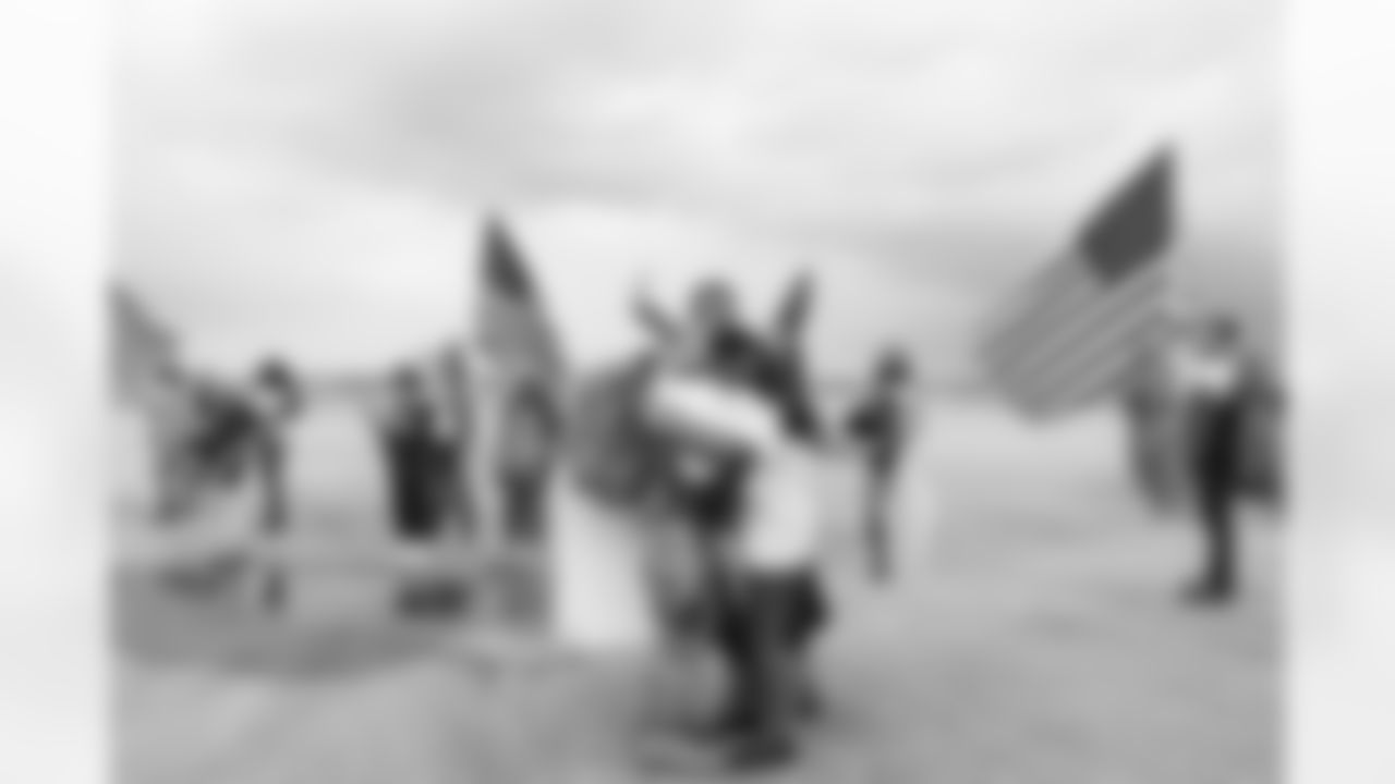 An image from the 133rd Field Artillery Battalion Welcome Home Moment at Hobby Airport in Houston, Texas on Aug.18, 2021.