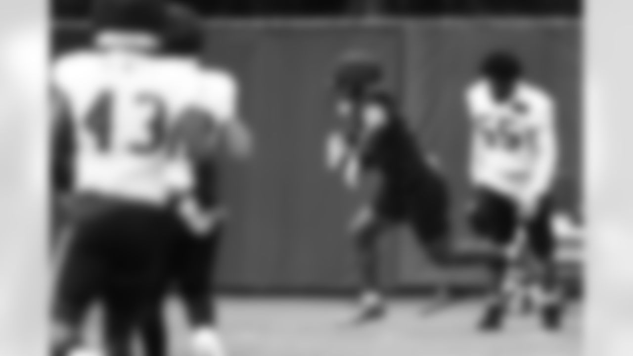 An October 4, 2023 image from the regular season practice at NRG Stadium in Houston, TX.