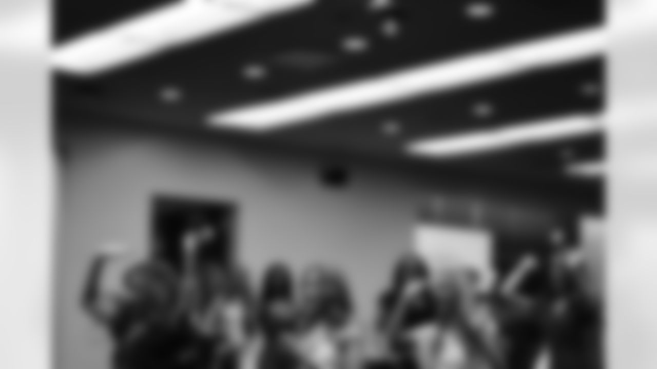 An image from the May 17, 2023 internal cheer reveal event at NRG Stadium in Houston, TX.
