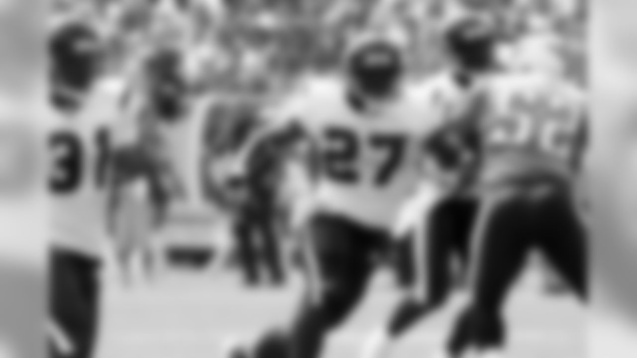 Running back Chris Taylor saw action on special teams.