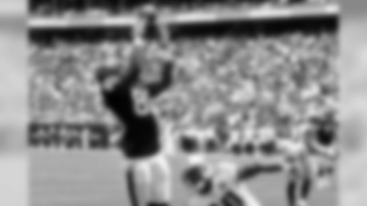 Wide receiver Andre Johnson had eight catches for 154 yards and a touchdown in the first half.