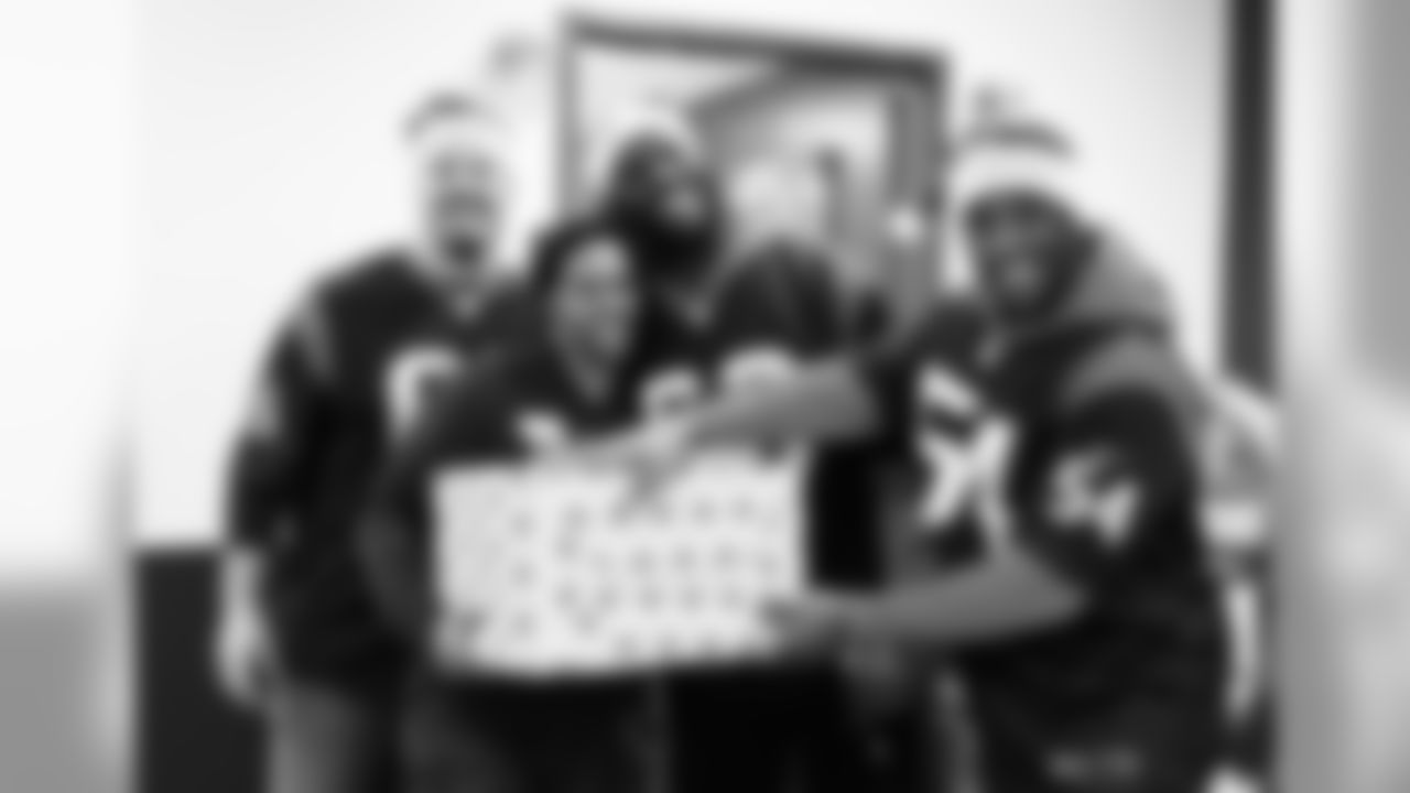 An image from the Dec. 10, 2019 Houston Texans Teen Club holiday party.